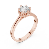 Ladies Ring HLR-46@7 - Rose Gold - Image
