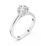 Ladies Ring HLR-46@7 - White Gold - Image