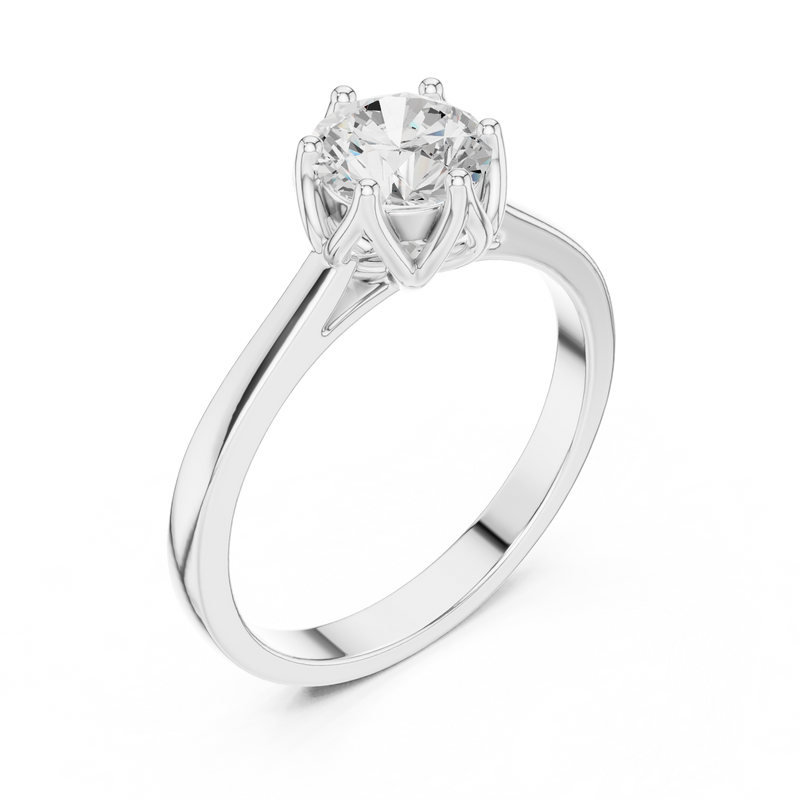 Ladies Ring HLR-46@7 - White Gold - Image