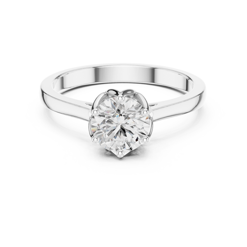 Ladies Ring HLR-46@7 - White Gold - Image