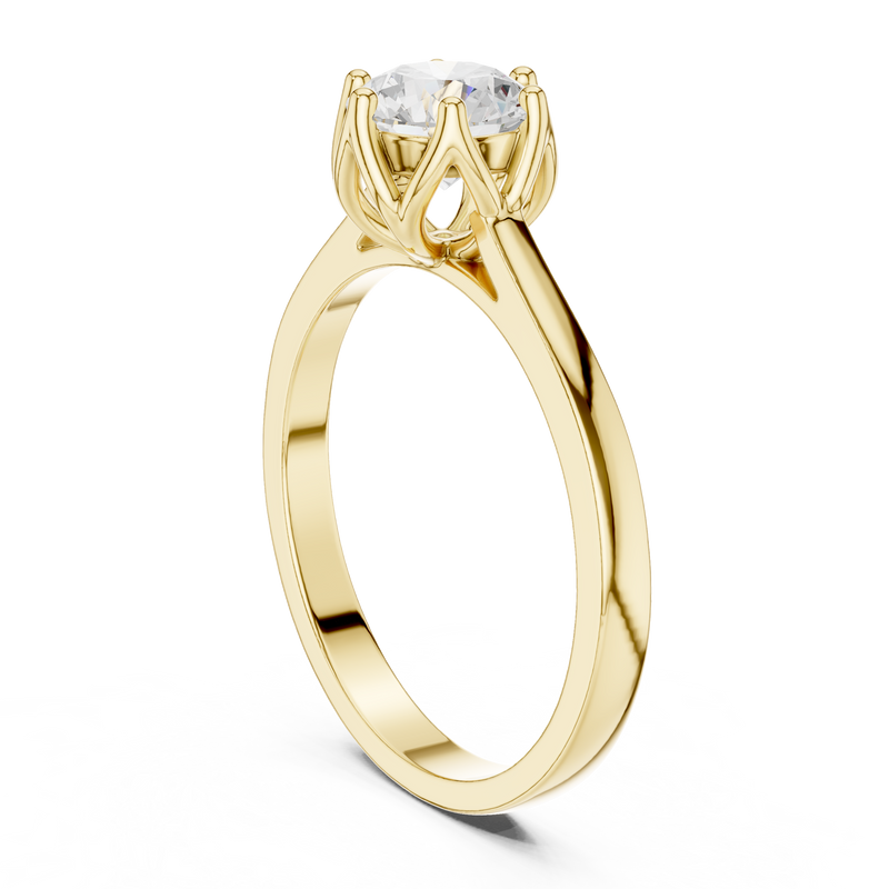 Ladies Ring HLR-46@7 - Yellow Gold - Image