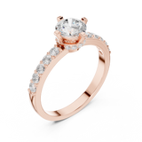 Ladies Ring HLR-47@7 - Rose Gold - Image