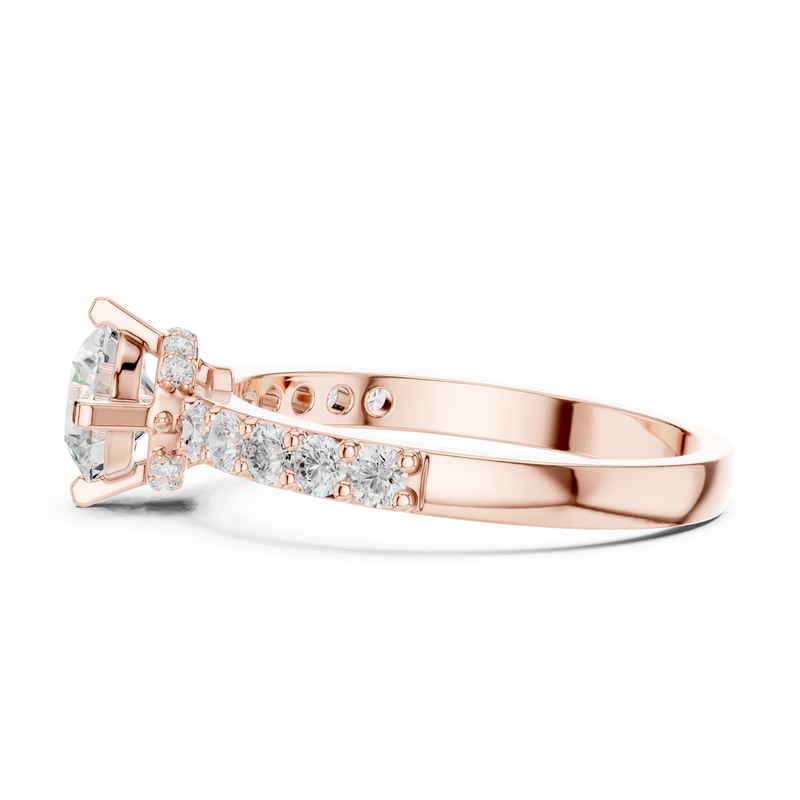 Ladies Ring HLR-47@7 - Rose Gold - Image