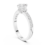 Ladies Ring HLR-47@7 - White Gold - Image