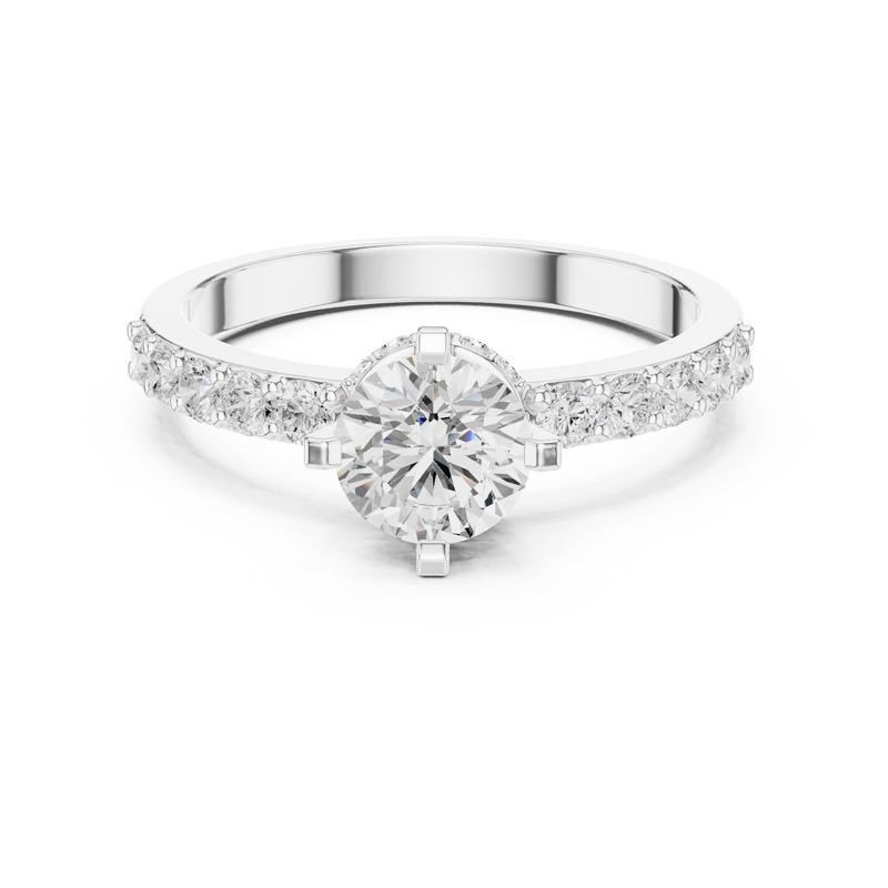 Ladies Ring HLR-47@7 - White Gold - Image