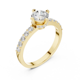 Ladies Ring HLR-47@7 - Yellow Gold - Image