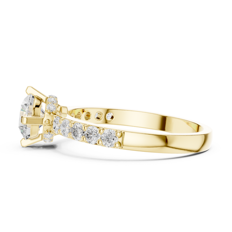 Ladies Ring HLR-47@7 - Yellow Gold - Image