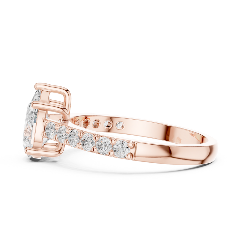 Ladies Ring HLR-48@7 - Rose Gold - Image