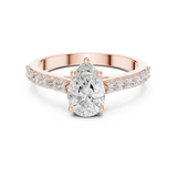 Ladies Ring HLR-48@7 - Rose Gold - Image