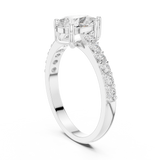 Ladies Ring HLR-48@7 - White Gold - Image