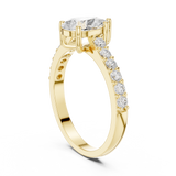 Ladies Ring HLR-48@7 - Yellow Gold - Image