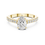 Ladies Ring HLR-48@7 - Yellow Gold - Image