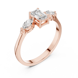 Ladies Ring HLR-68@7 - Rose Gold - Image