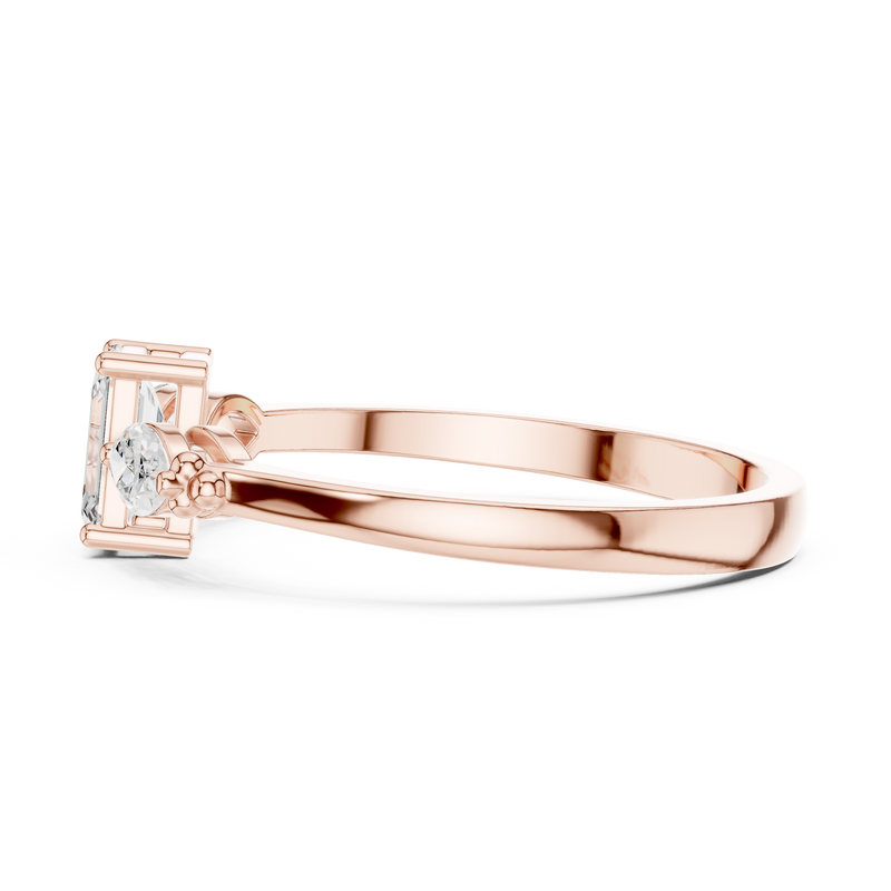 Ladies Ring HLR-68@7 - Rose Gold - Image