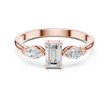 Ladies Ring HLR-68@7 - Rose Gold - Image