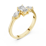Ladies Ring HLR-68@7 - Yellow Gold - Image