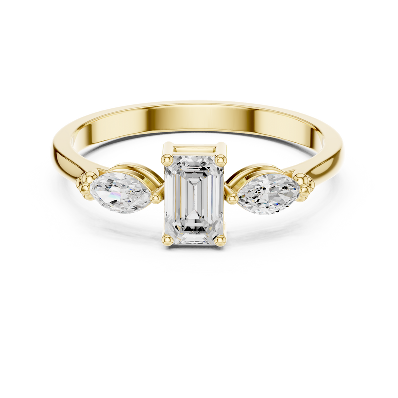 Ladies Ring HLR-68@7 - Yellow Gold - Image