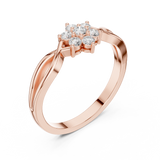 Ladies Ring HLR-72@7 - Rose Gold - Image