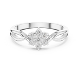 Ladies Ring HLR-72@7 - White Gold - Image