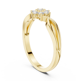 Ladies Ring HLR-72@7 - Yellow Gold - Image