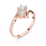 Ladies Ring HLR-74@7 - Rose Gold - Image