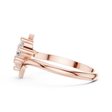 Ladies Ring HLR-74@7 - Rose Gold - Image
