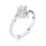 Ladies Ring HLR-74@7 - White Gold - Image