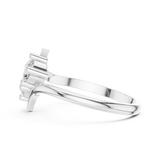 Ladies Ring HLR-74@7 - White Gold - Image
