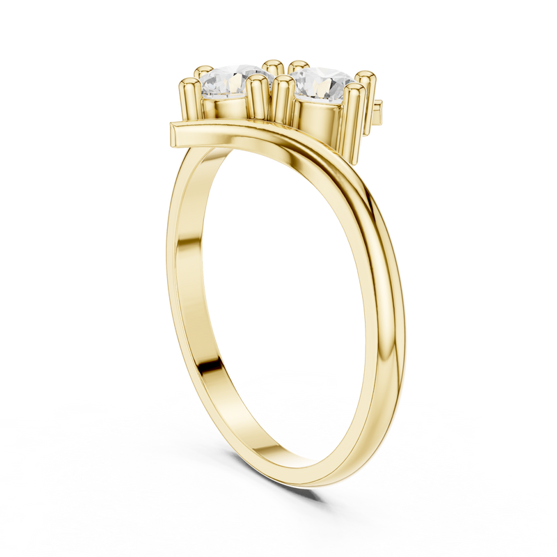 Ladies Ring HLR-74@7 - Yellow Gold - Image