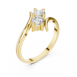 Ladies Ring HLR-74@7 - Yellow Gold - Image