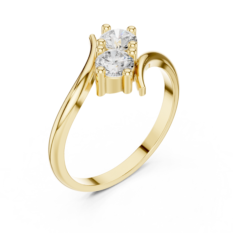Ladies Ring HLR-74@7 - Yellow Gold - Image