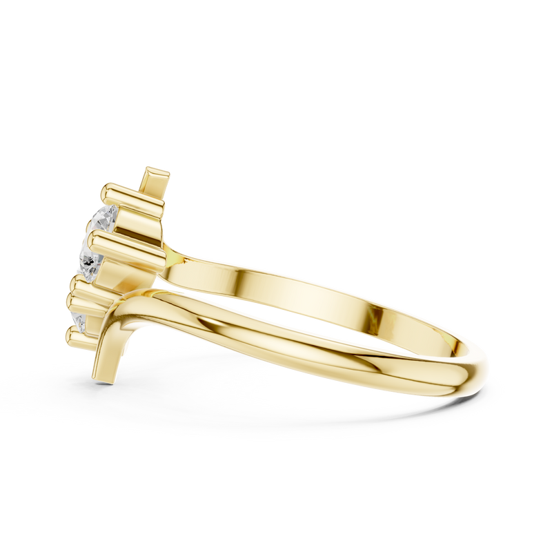 Ladies Ring HLR-74@7 - Yellow Gold - Image