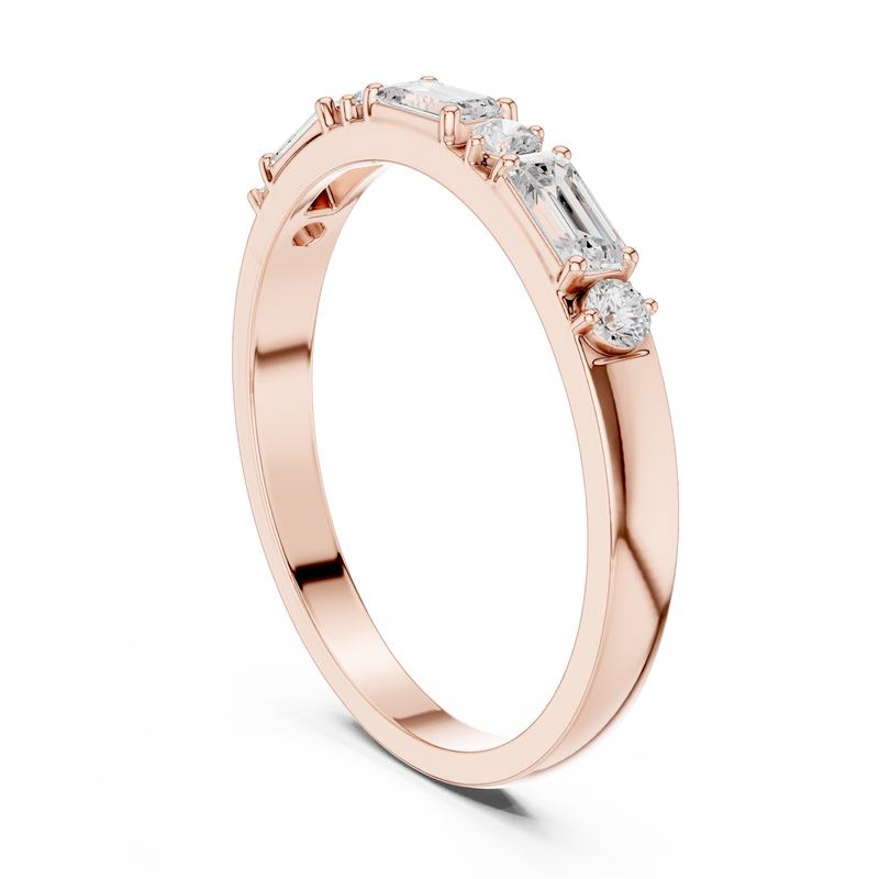Ladies Ring HLR-75@7 - Rose Gold - Image