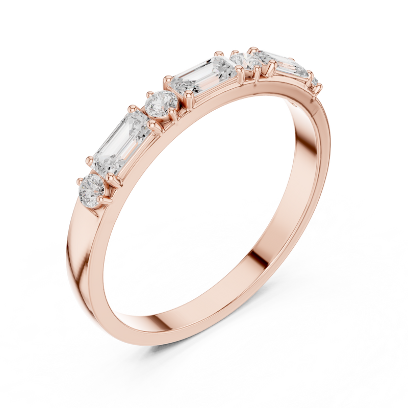 Ladies Ring HLR-75@7 - Rose Gold - Image