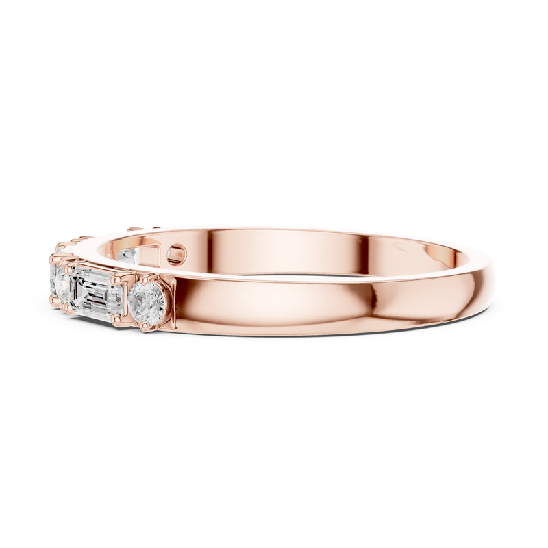 Ladies Ring HLR-75@7 - Rose Gold - Image