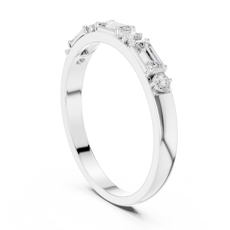Ladies Ring HLR-75@7 - White Gold - Image