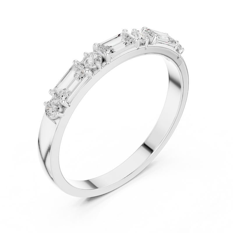 Ladies Ring HLR-75@7 - White Gold - Image