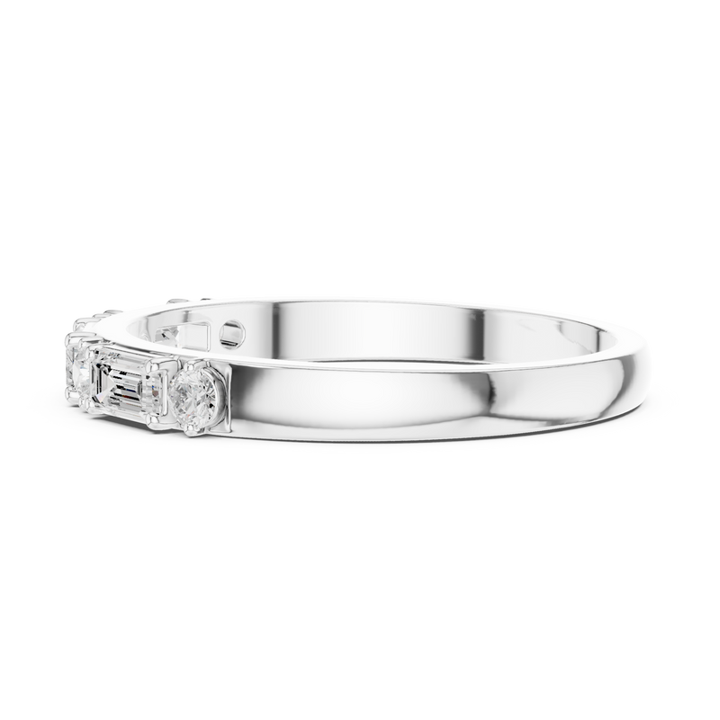 Ladies Ring HLR-75@7 - White Gold - Image