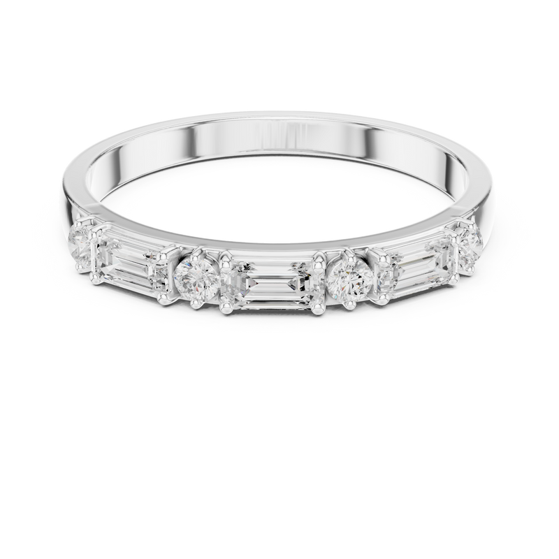 Ladies Ring HLR-75@7 - White Gold - Image
