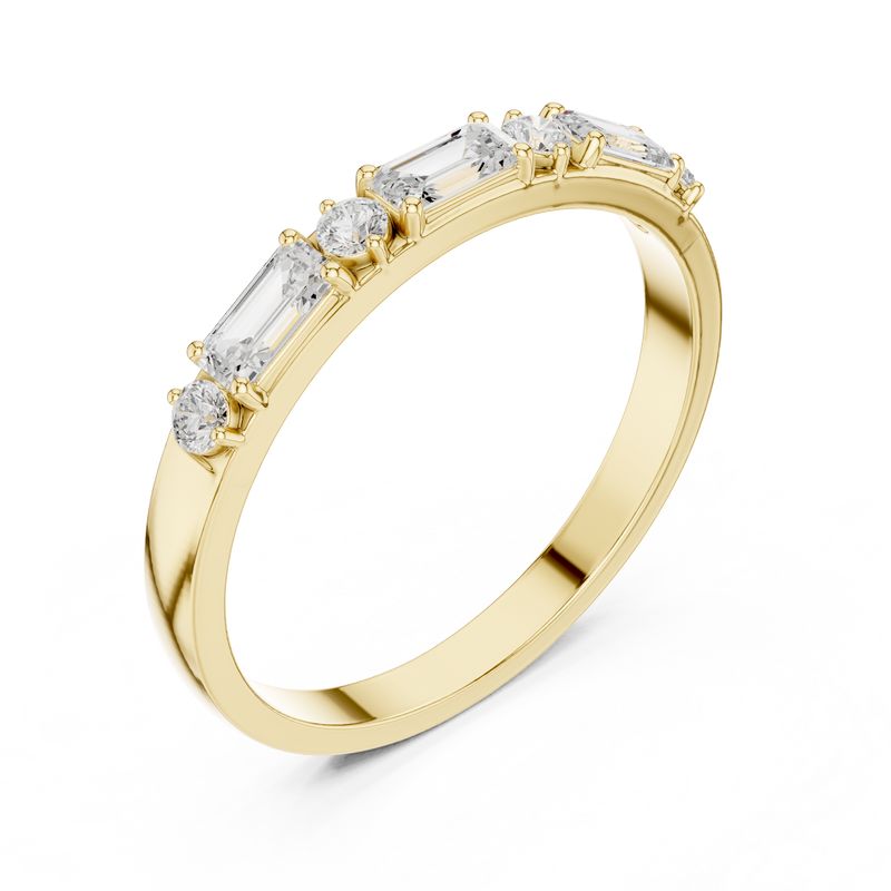 Ladies Ring HLR-75@7 - Yellow Gold - Image