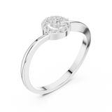 Ladies Ring HLR-78@7 - White Gold - Image