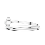 Ladies Ring HLR-78@7 - White Gold - Image