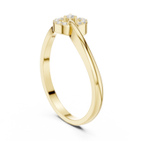 Ladies Ring HLR-78@7 - Yellow Gold - Image