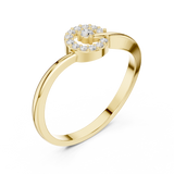 Ladies Ring HLR-78@7 - Yellow Gold - Image