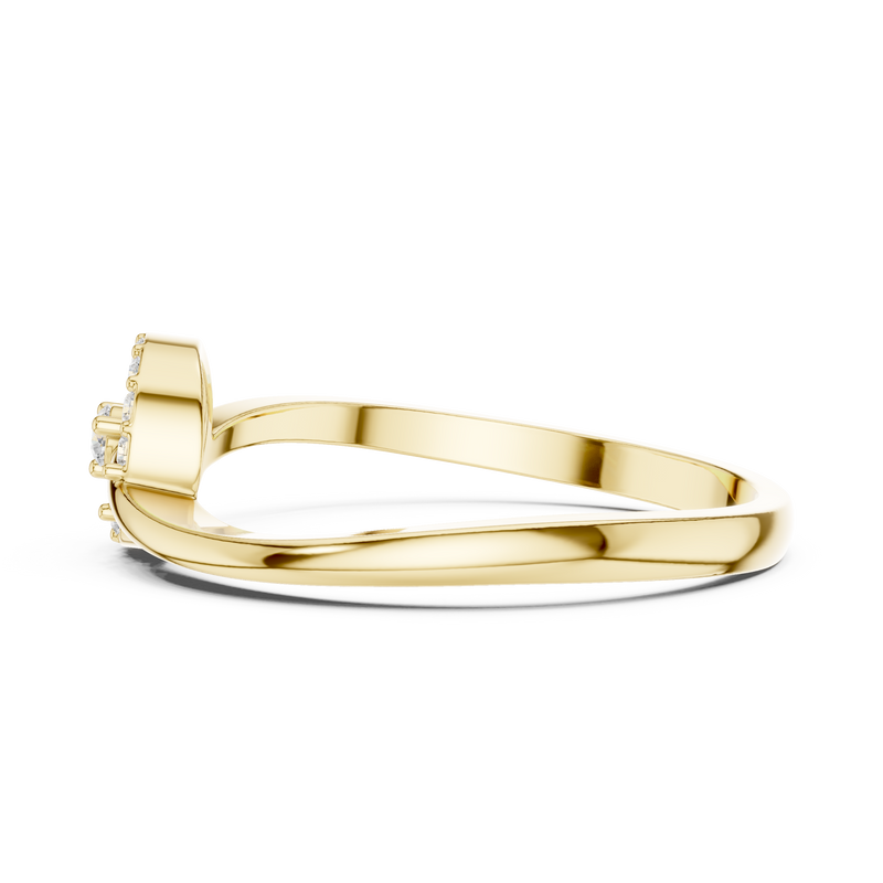 Ladies Ring HLR-78@7 - Yellow Gold - Image