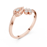 Ladies Ring HLR-79@7 - Rose Gold - Image