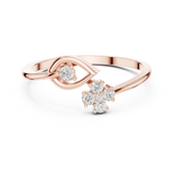 Ladies Ring HLR-79@7 - Rose Gold - Image