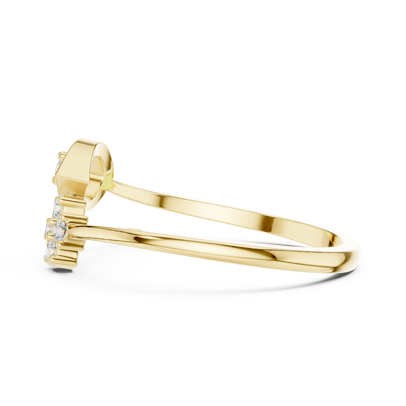 Ladies Ring HLR-79@7 - Yellow Gold - Image