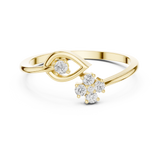 Ladies Ring HLR-79@7 - Yellow Gold - Image