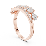 Ladies Ring HLR-81@7 - Rose Gold - Image